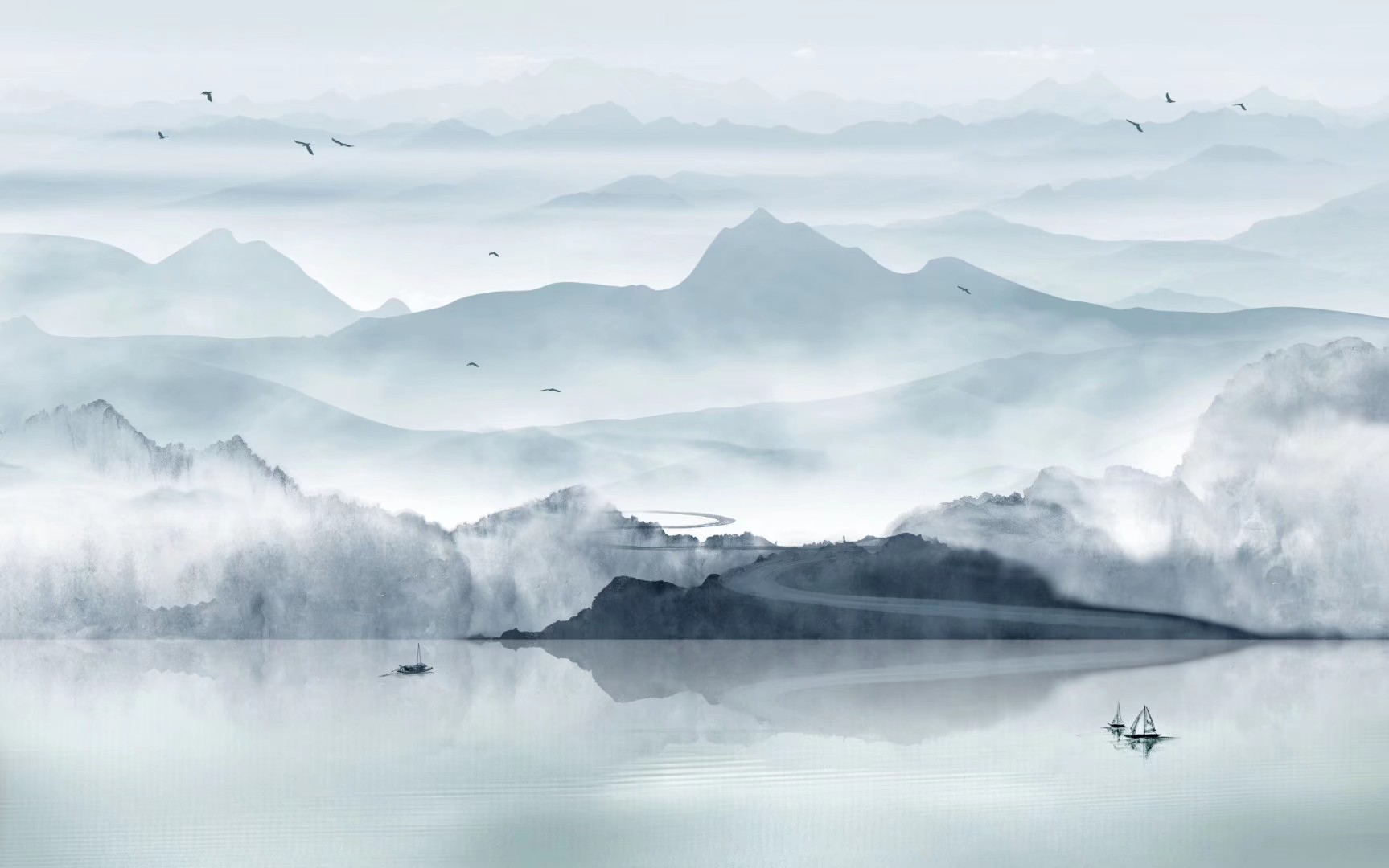 Landscape painting 13-24#